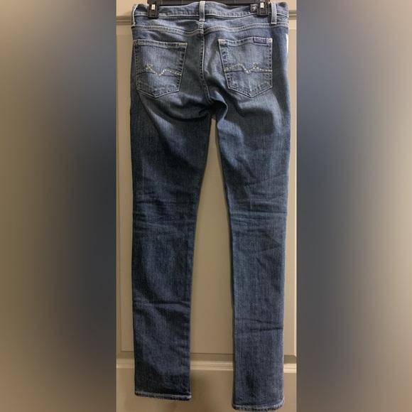 7 for all Mankind Roxanne Jeans size 25 Medium Wash - Picture 3 of 15
